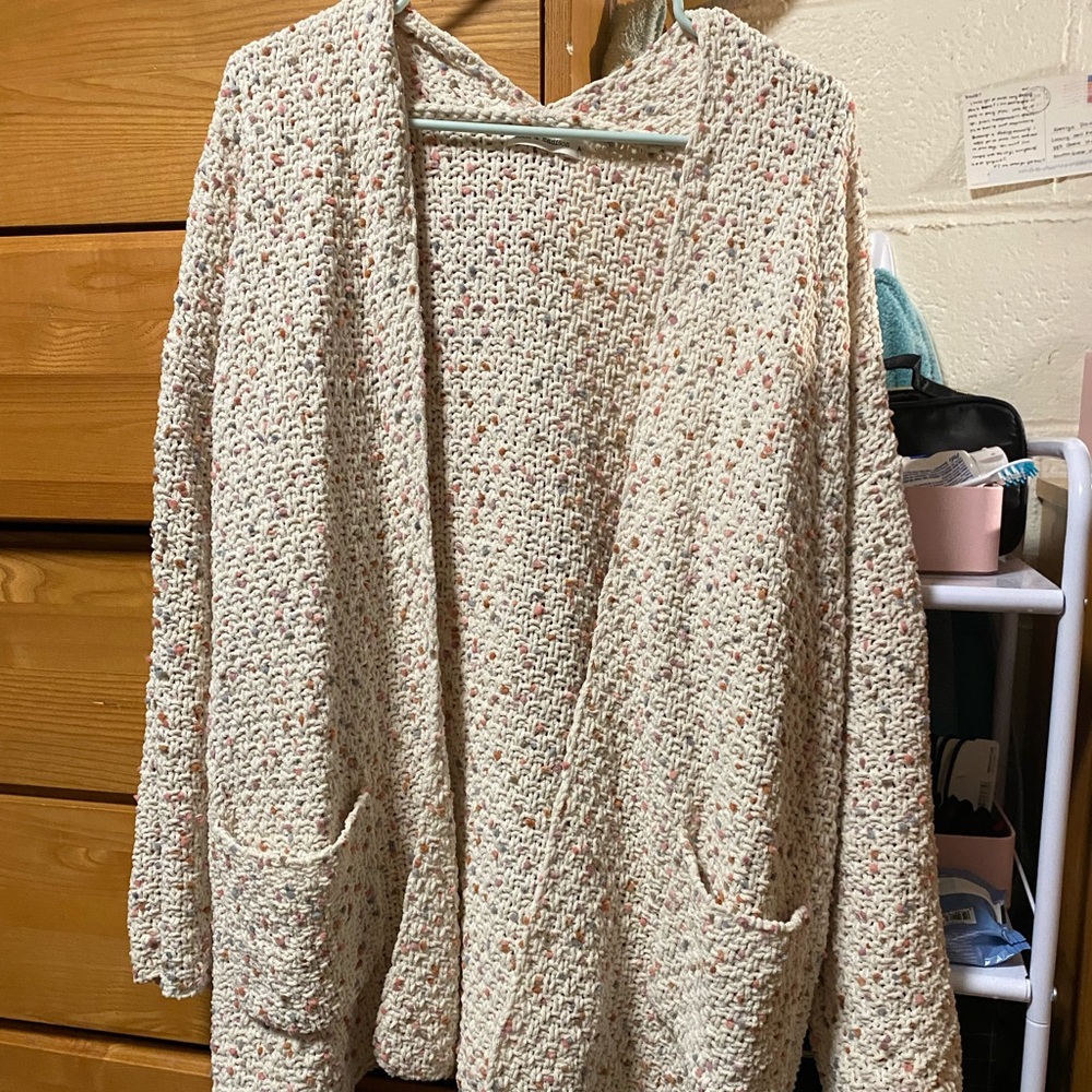 Moon & Madison Pastel Rainbow Cardigan